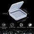 SATINIOR 24 Packs Small Clear Plastic Beads Storage Containers Box with Hinged Lid for Storage of Small Items, Crafts, Jewelry, Hardware (2.76 x 2...